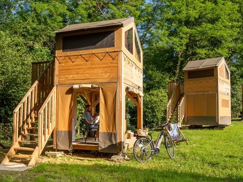 TENTE 2 personnes - Tente Baroudeuse sur Pilotis - 1 chambre - 2 personnes