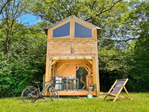 TENTE 2 personnes - Tente Baroudeuse sur Pilotis - 1 chambre - 2 personnes