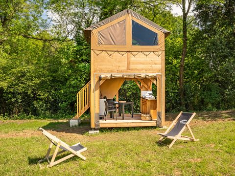 TENTE 2 personnes - Tente Baroudeuse sur Pilotis - 1 chambre - 2 personnes