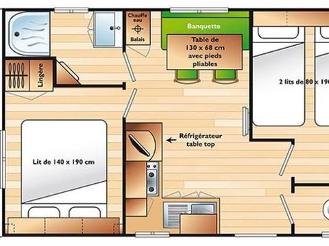 MOBILHOME 4 personnes - Venus 
