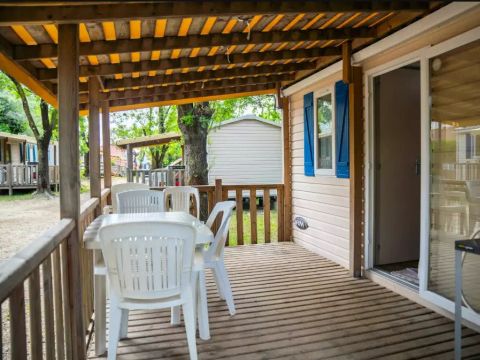 MOBILHOME 5 personnes - 3 Pièces 5 Personnes (4 adultes et 1 enfant -16 ans) Climatisé + TV