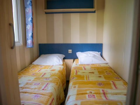 MOBILHOME 5 personnes - Aqua 2 chambres 4 Adultes et 1 enfant Terrasse Semi-Couverte Clim TV