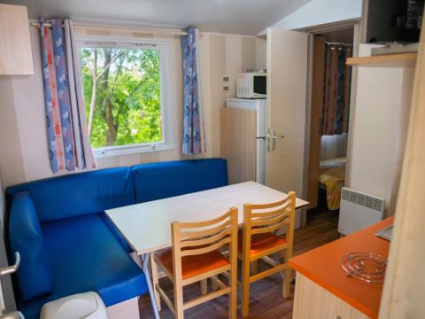 MOBILHOME 5 personnes - Aqua 2 chambres 4 Adultes et 1 enfant Terrasse Semi-Couverte Clim TV