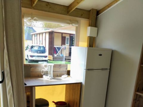 Tente en toile et en bois 4 personnes - Ecolodge (sans sanitaires)