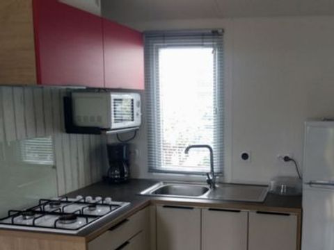 MOBILHOME 4 personnes - GAMME DUO + TERRASSE COUVERTE