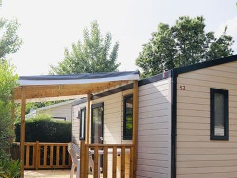 MOBILHOME 4 personnes - GAMME DUO TERRASSE COUVERTE