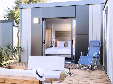 MOBILHOME 4 personnes - Cottage VIP 3 Pièces 4 Personnes Climatisé + TV