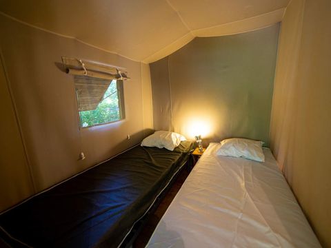 TENTE TOILE ET BOIS 4 personnes - ECOLODGE CONFORT sans sanitaires