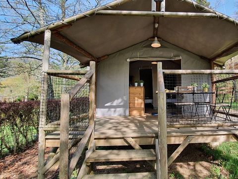 TENTE TOILE ET BOIS 4 personnes - ECOLODGE CONFORT sans sanitaires