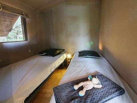 TENTE TOILE ET BOIS 4 personnes - ECOLODGE CONFORT sans sanitaires