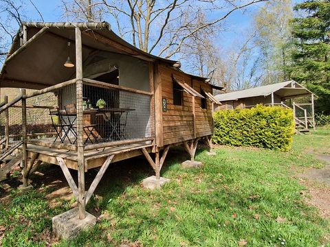 TENTE TOILE ET BOIS 4 personnes - ECOLODGE CONFORT sans sanitaires