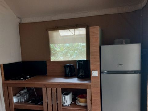 Tente en toile et en bois 5 personnes - Tente lodge