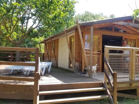 BUNGALOW TOILÉ 5 personnes - Sweet Flower 32m² PREMIUM 2 chambres + terrasse couverte