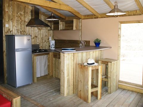 BUNGALOW TOILÉ 5 personnes - Sweet Flower 32m² PREMIUM 2 chambres + terrasse couverte