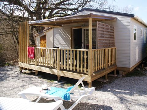 Chalet 7 personnes - Pili-pili Bois 32m² - CONFORT - 3 chambres - Terrasse semi-couverte