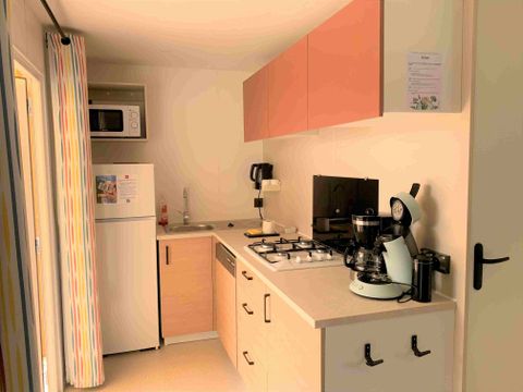 MOBILHOME 4 personnes - Premium 2 chambres 32m² Terrasse couverte 12m² + LV + TV
