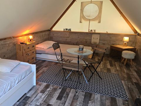 Tente en toile et en bois 3 personnes - Tente Trappeur Aventure - 1 pièce