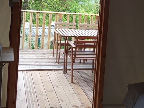 Tente en toile et en bois 3 personnes - Tente Trappeur Aventure - 1 pièce