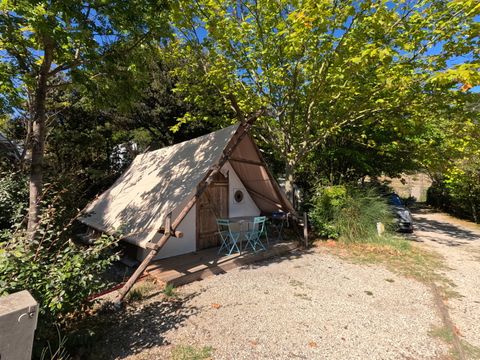 TENTE TOILE ET BOIS 3 personnes - Tente Trappeur Aventure - 1 pièce
