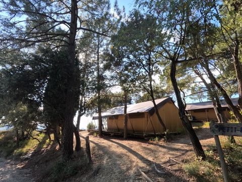 TENTE TOILE ET BOIS 4 personnes - Tente Lodge Aventure - 2 chambres