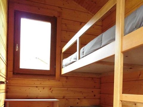 CHALET 4 personnes - Cabanature 12m² - 1 chambre (sans sanitaires)/petite terrasse non couverte