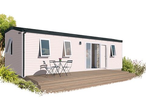 Mobilhome 6 personnes - Confort Plus 35m² - 3 chambres - Climatisation - TV - Lave-vaisselle –