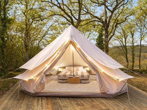 TENTE 2 personnes - Tente Nomade Insolite - 1 chambre - avec cuisine et sanitaire privé
