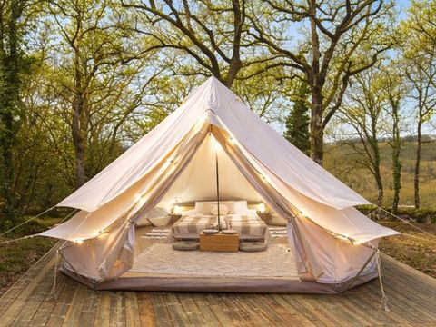 TENTE 2 personnes - Tente Nomade Insolite - 1 chambre - avec cuisine et sanitaire privé