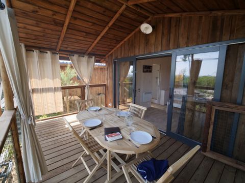 Hébergement 4 personnes - Cabane Etosha - Vue Vallée 2 Chambres