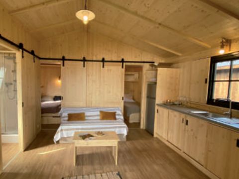 Hébergement 4 personnes - Cabane Etosha - Vue Vallée 2 Chambres