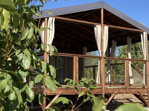 Hébergement 4 personnes - Cabane Etosha - Vue Vallée 2 Chambres