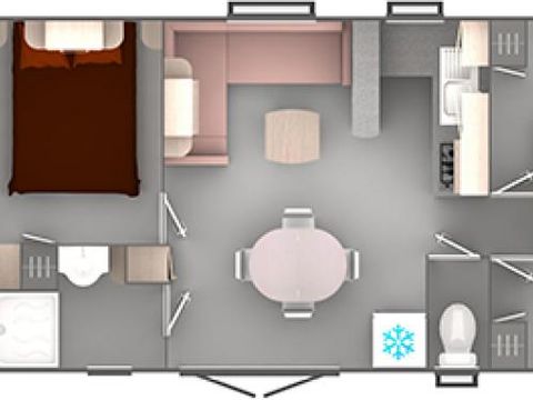 MOBILHOME 6 personnes - 3 chambres MOBILHOME 6 personnes - 3 chambres