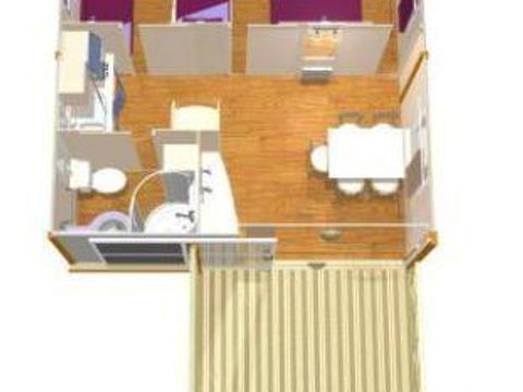 BUNGALOW 5 personnes - CONFORT+  MOREA BUNGALOW 5 personnes - CONFORT+  MOREA
