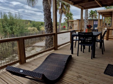 MOBILHOME 6 personnes - Cottage Premium 3 Chambres 6 Pers. vue vigne