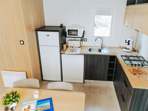 Mobilhome 4 personnes - SUNELIA PRESTIGE 2ch / 4p - 34m² - Terrasse couverte 4 pers