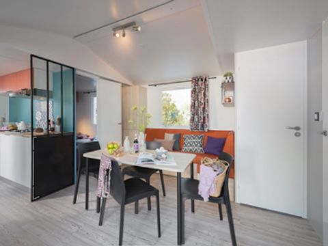 Mobilhome 4 personnes - COTTAGE CONFORT 2ch / 4p - 30m² - Terrasse couverte 4 pers