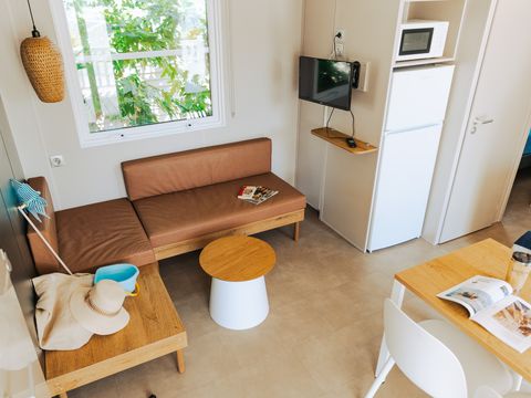 Mobilhome 6 personnes - COTTAGE CONFORT 3ch / 6p - 35m² - Terrasse couverte 6 pers