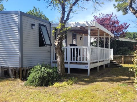 Mobilhome 6 personnes - COTTAGE CONFORT 3ch / 6p - 35m² - Terrasse couverte 6 pers