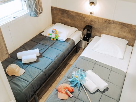 Mobilhome 8 personnes - SUNELIA PRESTIGE 4ch / 8p - 40m² - Terrasse couverte 8 pers
