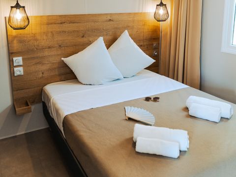 MOBILHOME 6 personnes - COTTAGE CONFORT 3ch / 6p - 35m² - Terrasse couverte - DIM