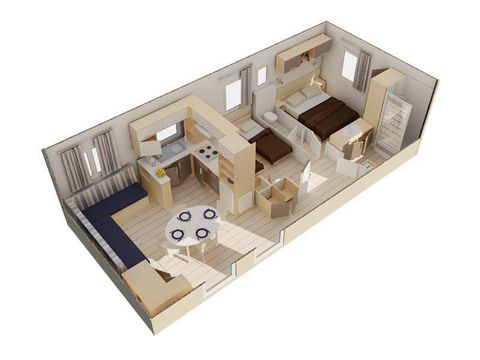 MOBILHOME 4 personnes - Maldives Panoramique