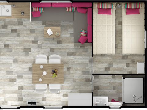 MOBILHOME 4 personnes - SANTA FE