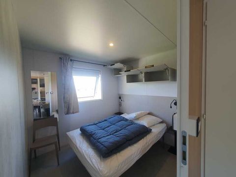 Mobilhome 4 personnes - Premium Natura - 3 chambres - 2 salles de bain -TV+lave-vaisselle avec terrasse - XXL - Vue mer
