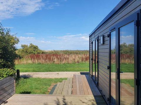 Mobilhome 4 personnes - Premium Natura - 3 chambres - 2 salles de bain -TV+lave-vaisselle avec terrasse - XXL - Vue mer