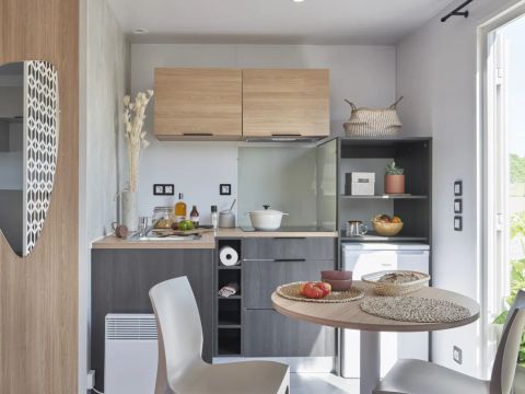 MOBILHOME 2 personnes - Bora avec terrasse 1 chambre