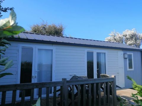 MOBILHOME 4 personnes - Grand Large 2 chambres -  terrasse vue mer