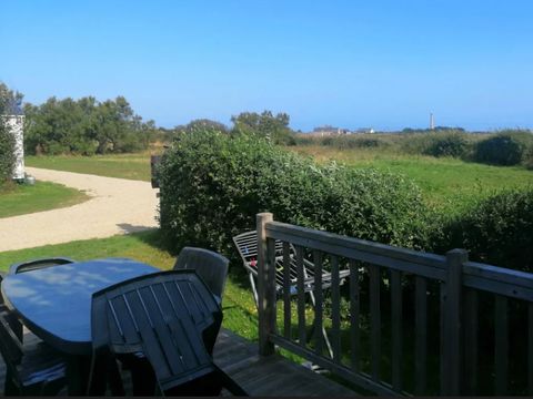 MOBILHOME 4 personnes - Grand Large 2 chambres -  terrasse vue mer