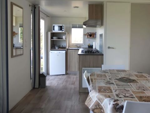 MOBILHOME 4 personnes - Grand Large 2 chambres -  terrasse vue mer