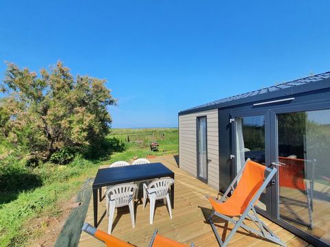 MOBILHOME 4 personnes - Natura Panoramique 33m², 2 chambres, terrasse, TV, LV