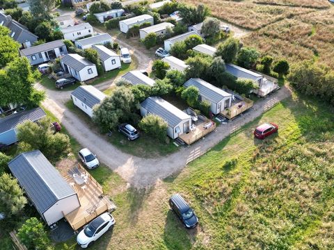 MOBILHOME 4 personnes - Natura Panoramique 33m², 2 chambres, terrasse, TV, LV